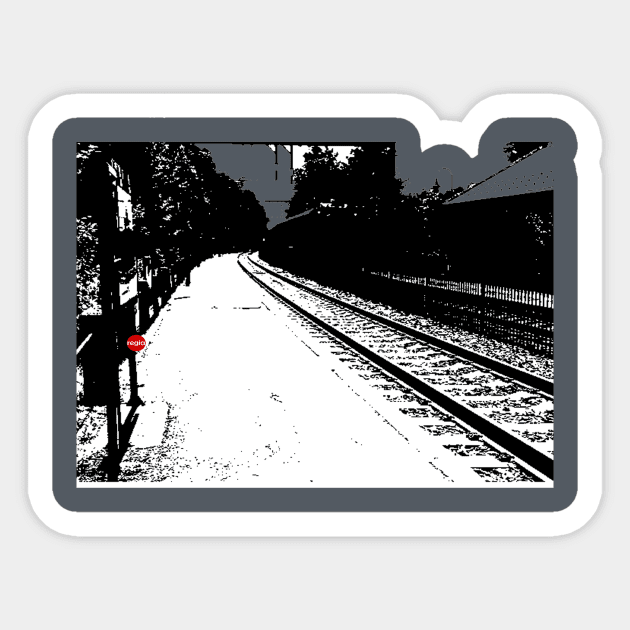 Train Station Sticker by regiaart